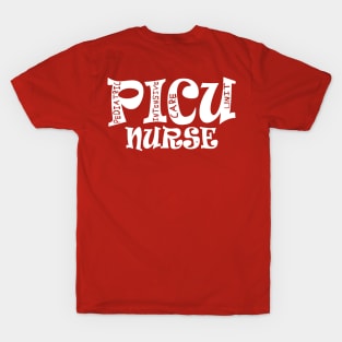 RN PICU Pediatric Intensive Care Unit T-Shirt